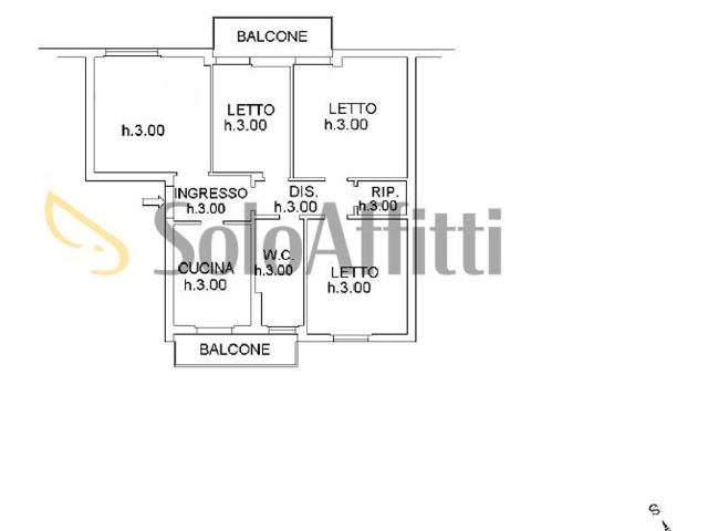 Appartamento in affitto a Unione di Comuni della Romagna Forlivese, Quattro