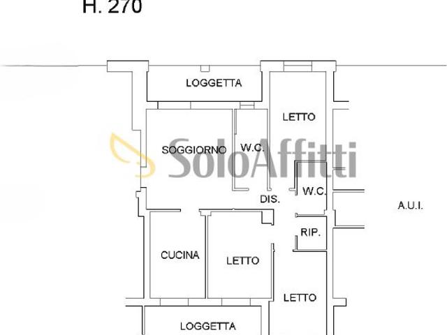 Appartamento in affitto a Unione di Comuni della Romagna Forlivese, Quattro