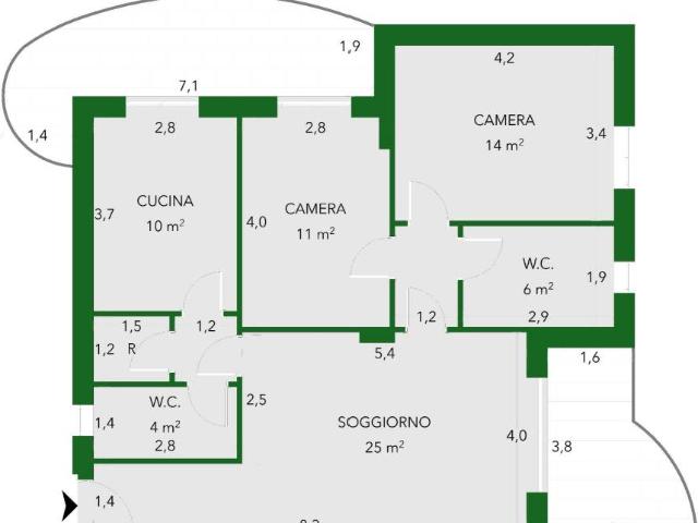Appartamento in affitto a Municipio 7, Milano