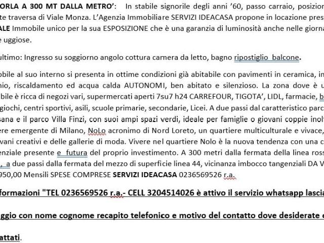 Appartamento in affitto a Municipio 2, Milano