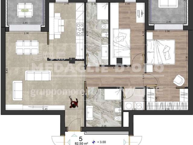 Appartamento in affitto a Sant'Agnese, Modena