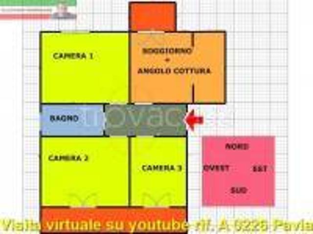 Appartamento in affitto a Pavia, Lombardia