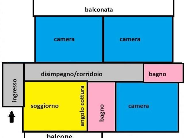 Appartamento in affitto a Cisanello, Pisa