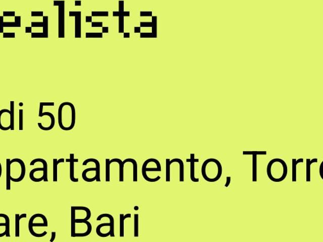 Appartamento in affitto a Torre a Mare, Bari