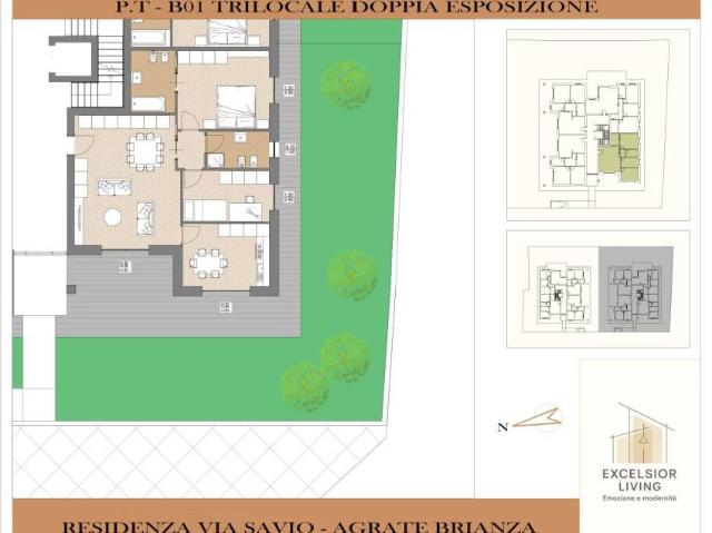 Appartamento in vendita a Agrate Brianza, Lombardia