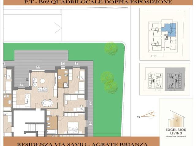 Appartamento in vendita a Agrate Brianza, Lombardia