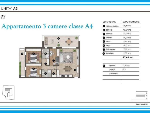 Appartamento in vendita a Albignasego, Veneto