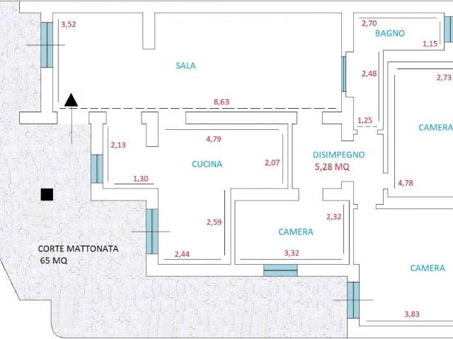 Appartamento in vendita a Leda, Aprilia