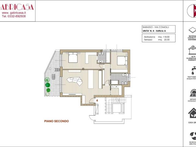 Appartamento in vendita a Barasso, Lombardia