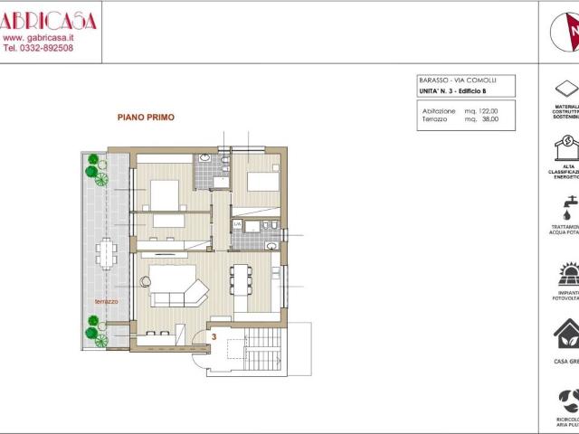 Appartamento in vendita a Molina, Barasso