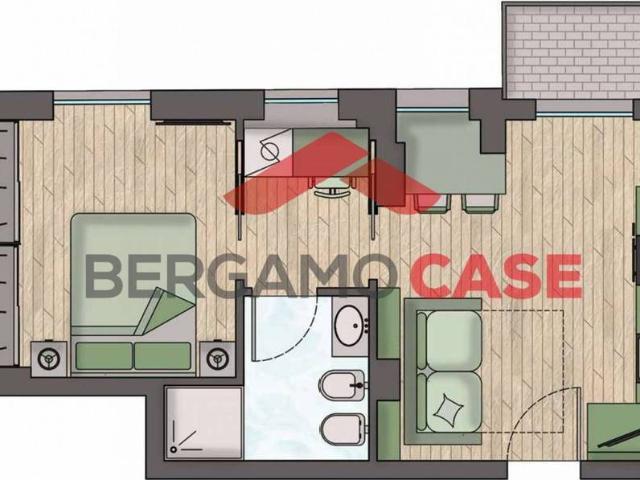 Appartamento in vendita a Borgo Palazzo, Bergamo