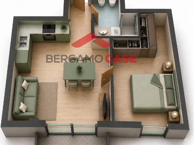 Appartamento in vendita a Borgo Palazzo, Bergamo