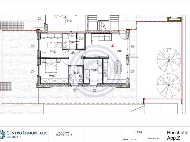 Appartamento in vendita a Bernareggio, Villanova