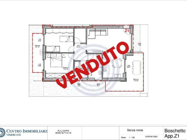 Appartamento in vendita a Bernareggio, Villanova