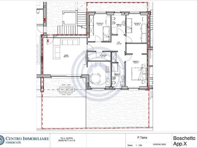 Appartamento in vendita a Bernareggio, Villanova Appartamento in vendita a Bernareggio, Villanova