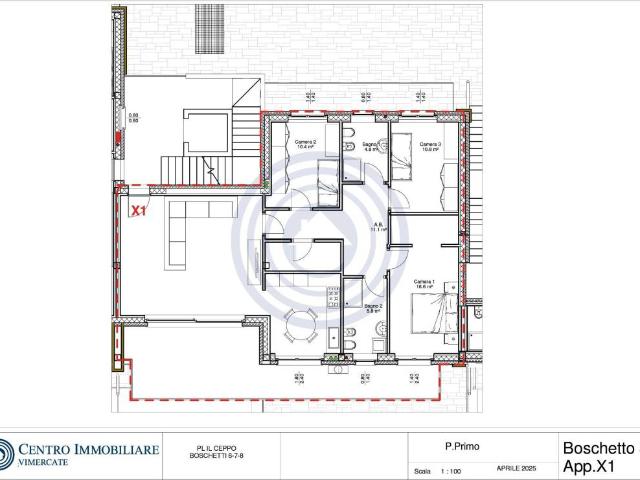 Appartamento in vendita a Bernareggio, Villanova
