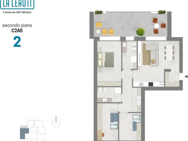 Appartamento in vendita a Ospiate, Bollate