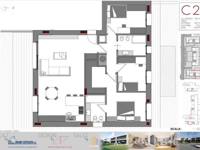 Appartamento in vendita a Bonate Sopra, Lombardia