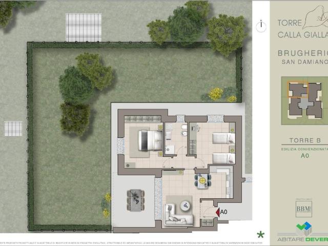 Appartamento in vendita a San Damiano, Brugherio