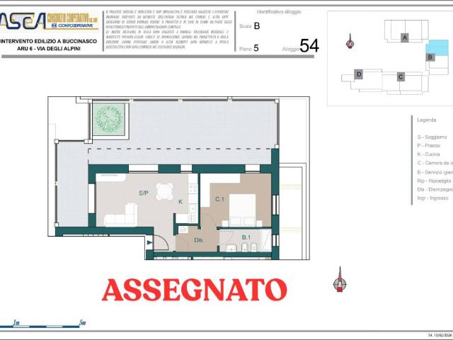 Appartamento in vendita a Robarello, Buccinasco