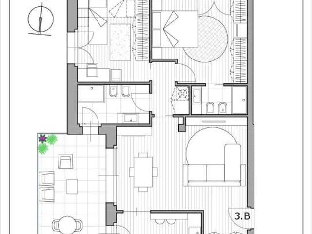 Appartamento in vendita a Mirabello, Carugate