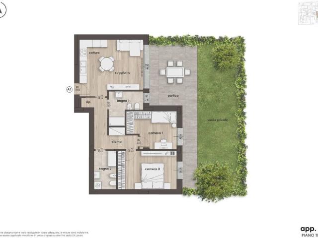 Appartamento in vendita a Mirabello, Carugate