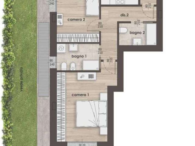 Appartamento in vendita a Mirabello, Carugate