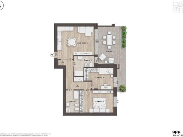 Appartamento in vendita a Mirabello, Carugate