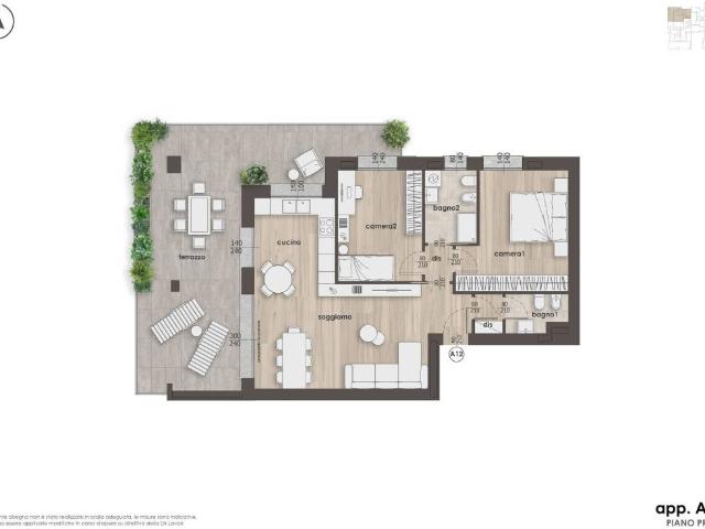 Appartamento in vendita a Mirabello, Carugate