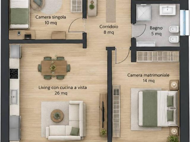 Appartamento in vendita a Casalecchio di Reno, Bologna