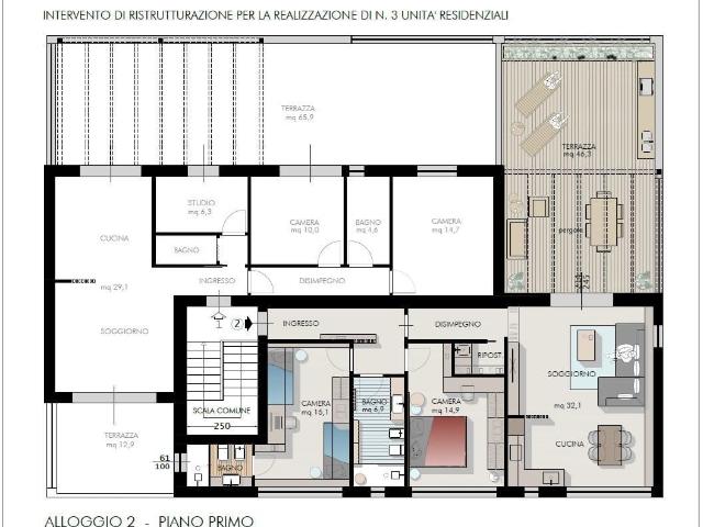 Appartamento in vendita a Cascina
