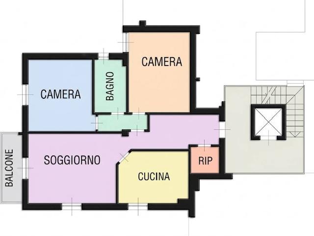 Appartamento in vendita a Cassano d'Adda, Milano