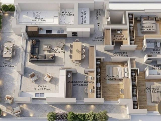 Appartamento in vendita a Boschirolo, Cassano Magnago
