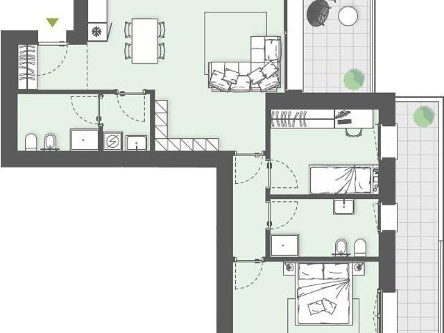 Appartamento in vendita a Villa Fiorita, Cassina De' Pecchi