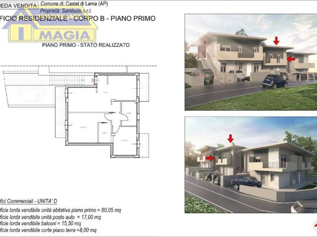 Appartamento in vendita a Cerreto, Marche