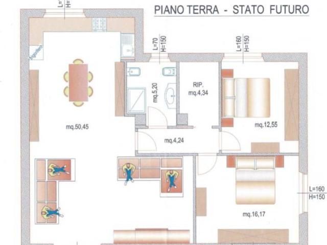 Appartamento in vendita a Figuretta, Marche
