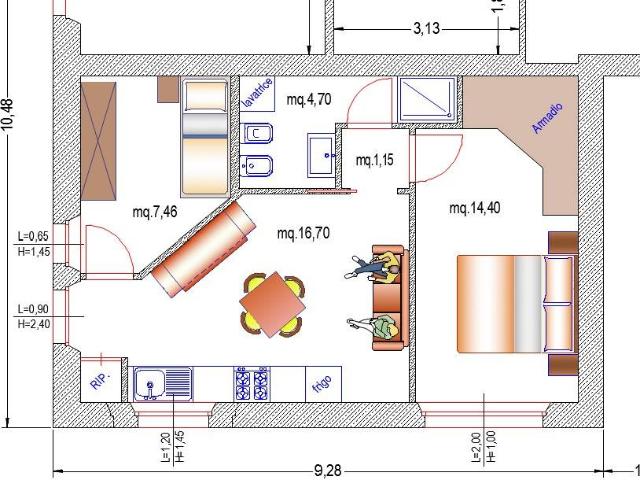 Appartamento in vendita a Sant'Agostino, Marche