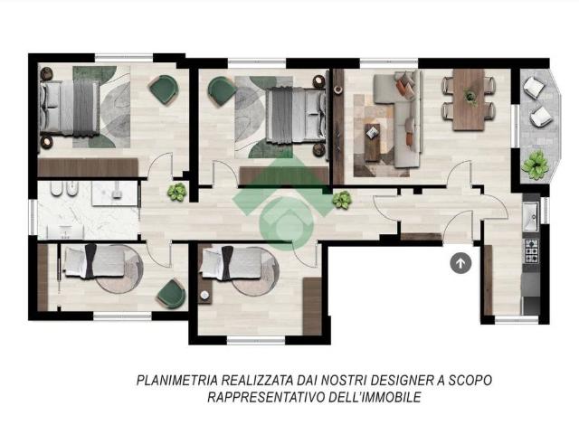 Appartamento in vendita a Castello Di Brianza, Lombardia