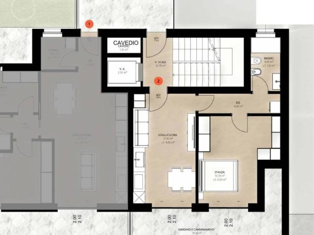 Appartamento in vendita a Brusino, Cavedine