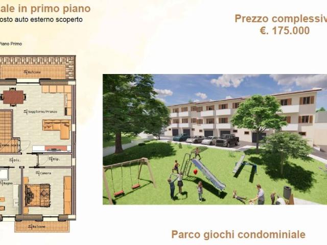 Appartamento in vendita a Bellosguardo, Montegonzi