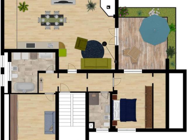 Attico in vendita a Piazza Santo Stefano, Cernobbio