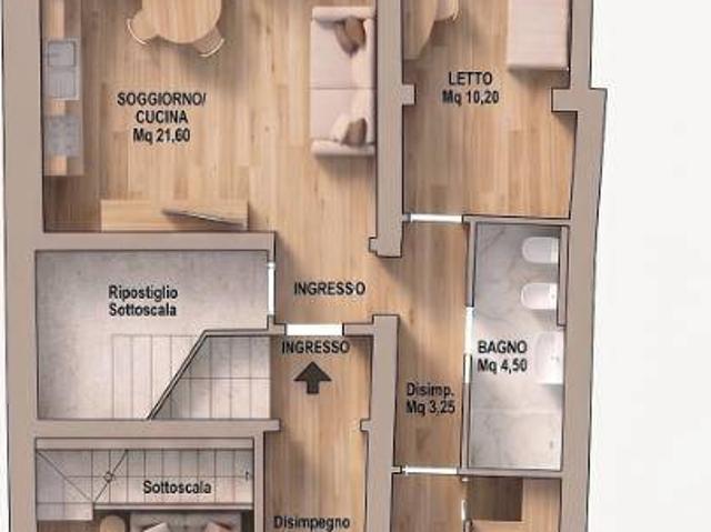 Appartamento in vendita a Ponte Abbadesse, Cesena