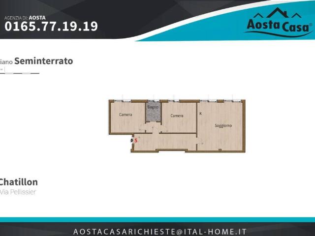 Appartamento in vendita a Conoz, Chatillon