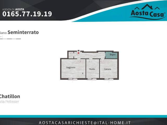 Appartamento in vendita a Conoz, Chatillon