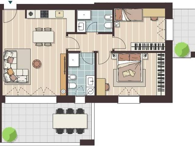 Appartamento in vendita a San Giuliano Monzese, Cologno Monzese