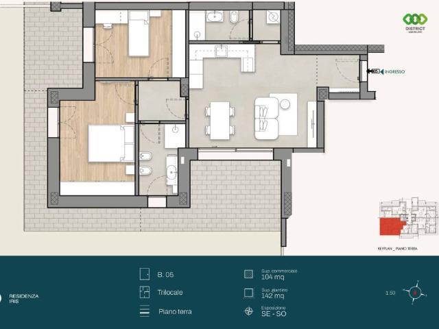 Appartamento in vendita a San Giuliano Monzese, Cologno Monzese