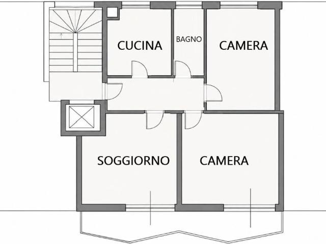 Appartamento in vendita a Casetta, Como