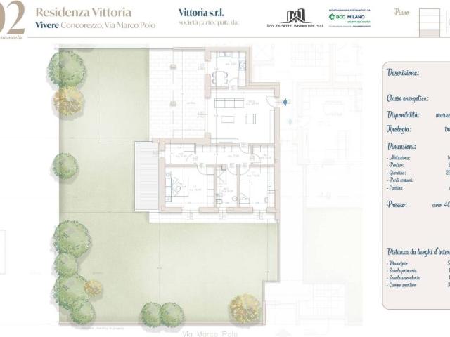 Appartamento in vendita a Cascina San Vincenzo, Concorezzo