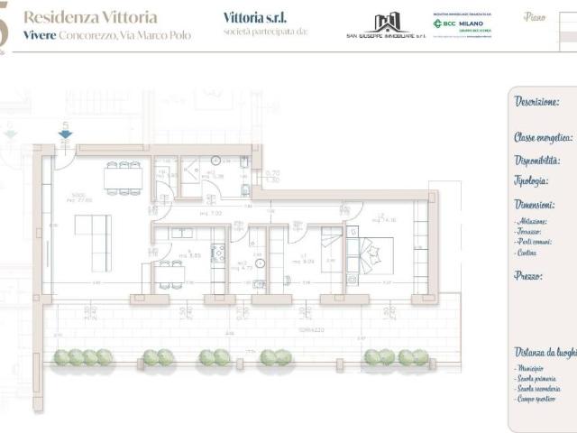 Appartamento in vendita a Cascina San Vincenzo, Concorezzo