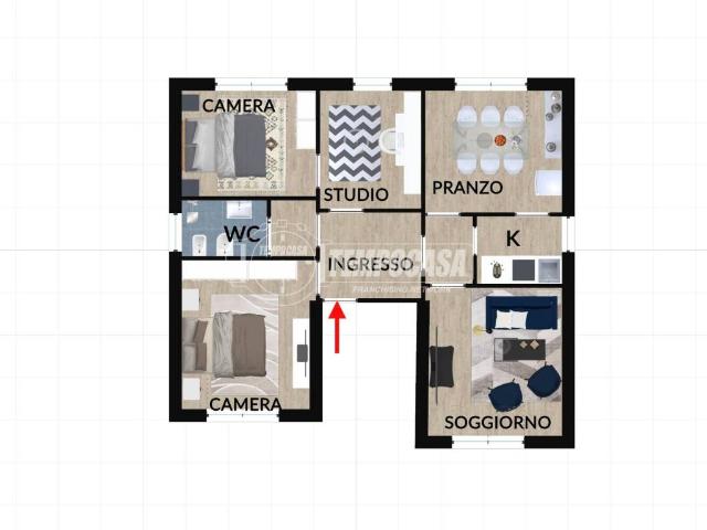 Appartamento in vendita a Rione Murato, Marche